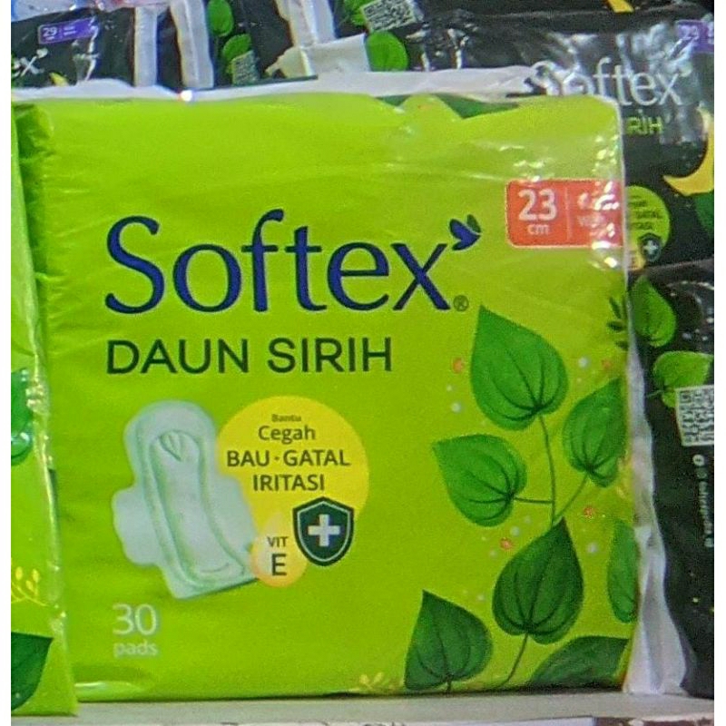 Softex daun sirih wing 23cm isi 30pads