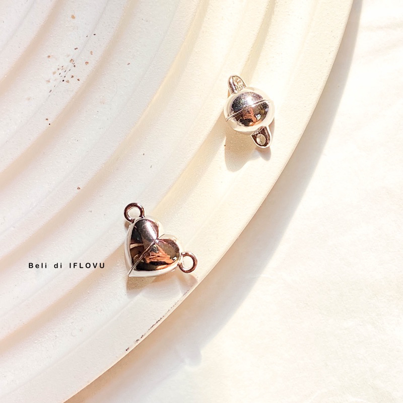 Magnet Love Bulat Untuk Gelang Couple Pasangan Sahabat
