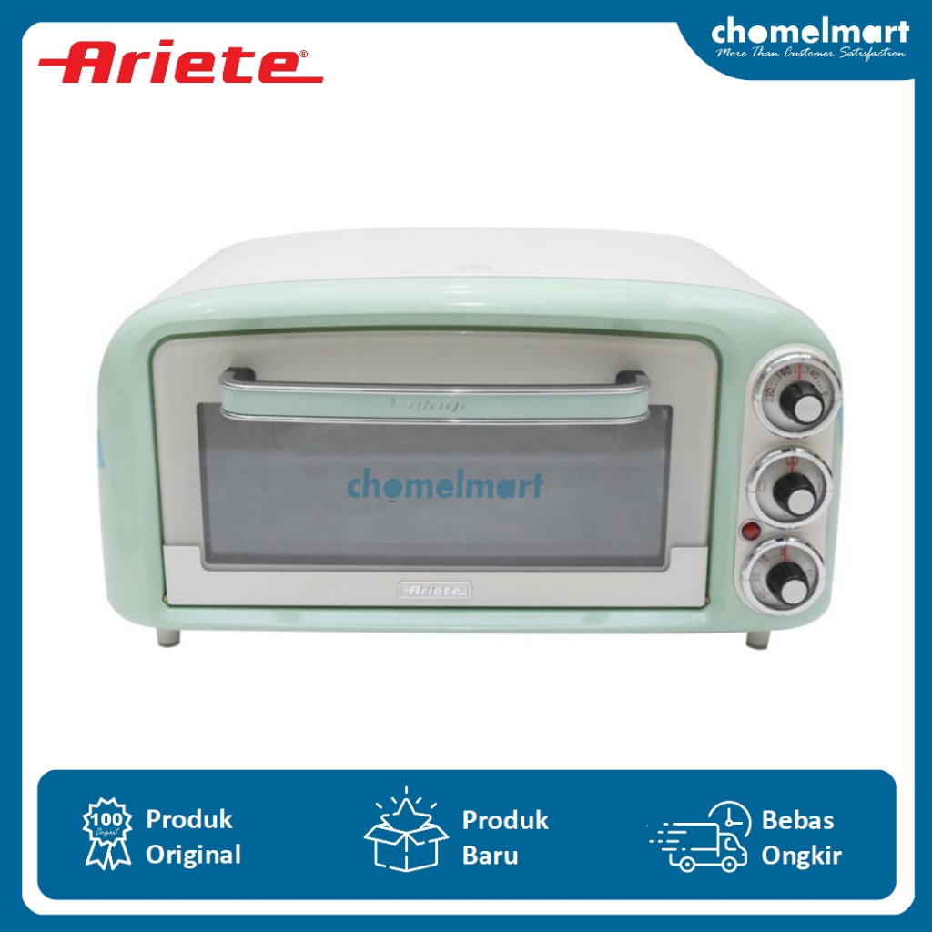 Ariete 18 Ltr Oven Toaster Vintage – Hijau 10174236