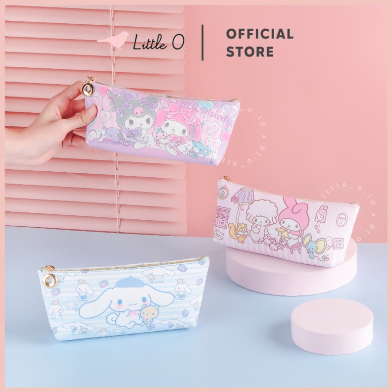 

Diskon Kilat Sanrio Pencil Case Tempat Pensil Lucu Tempat Kuas Makeup Bahan PU Anti Air