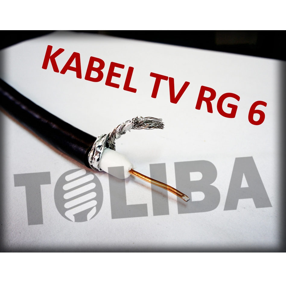 kabel tv / kabel antena tv rg6 rg 6 / Kabel Coaxial RG-6 / kabel rg6