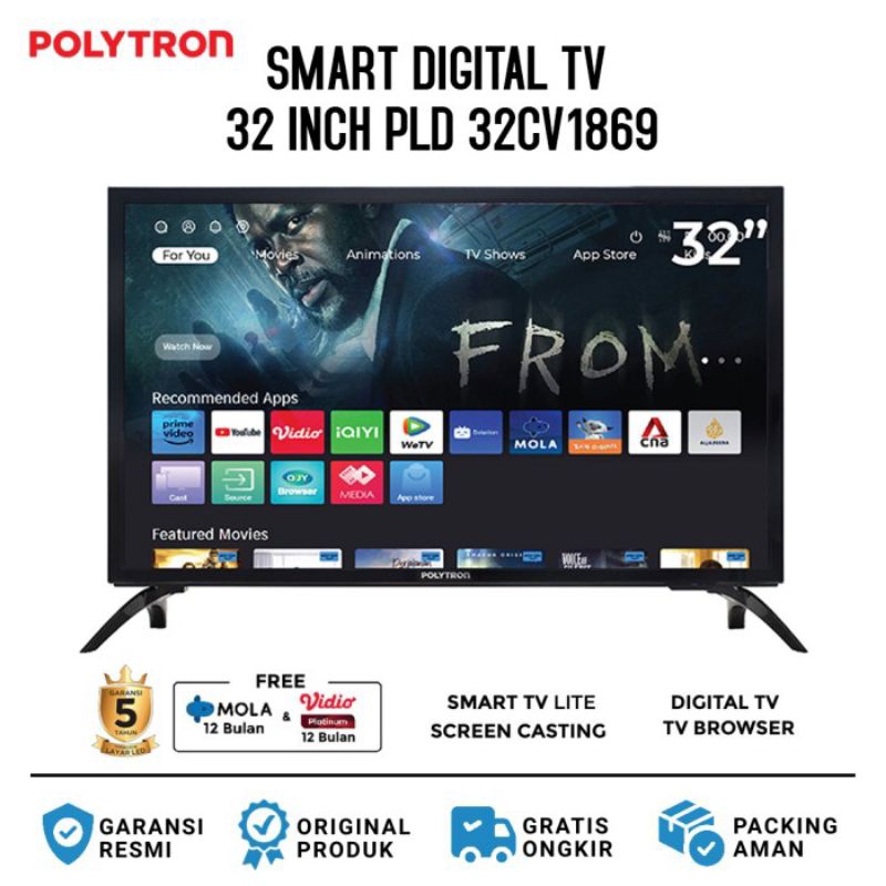 TV SMART 32"IN POLYTRON PLD 32 CV1869