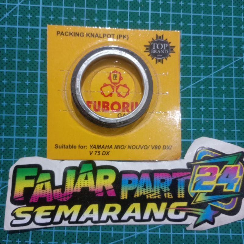 PAKING GASKET KNALPOT YAMAHA MIO NOUVO V75 V80 FUBORU