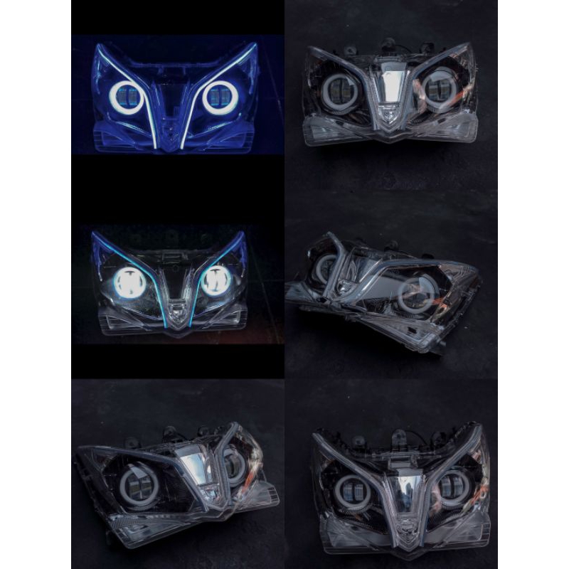 Daymaker VARIO 125 OLD NON-LED custome lampu depan reflektor VARIO 125 FI BOHLAM