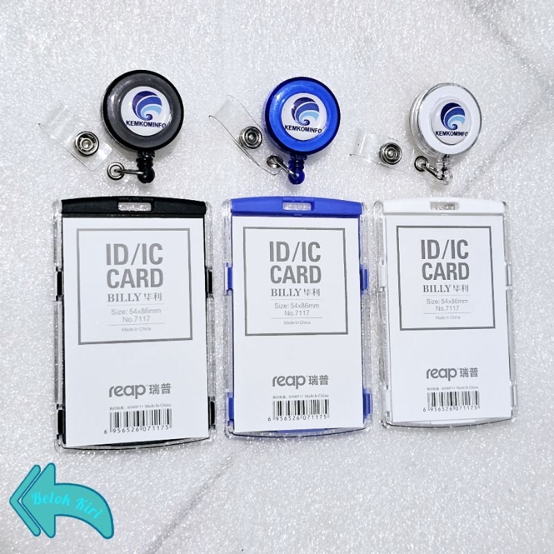 

Tempat Kartu Id Card Akrilik Reap + Yoyo Logo Kominfo