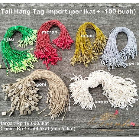 

SPESIAL AWAL TAHUN TALI33 Tali Hang Tag Import per ikat 1 buah