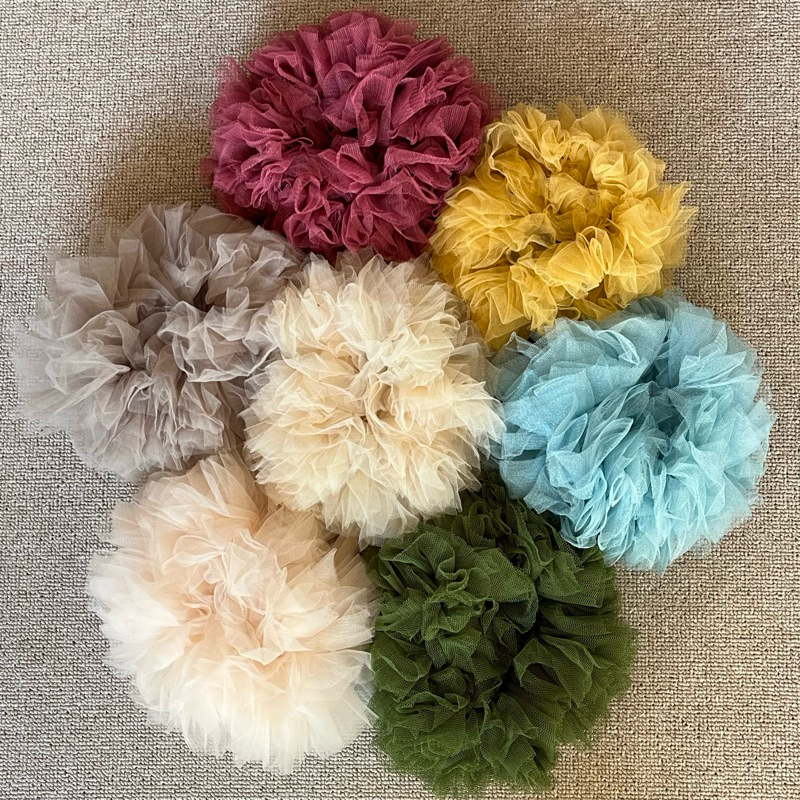 SCRUNCHIE TULLE PREMIUM SCRUNCHIE TILE JUMBO PREMIUM
