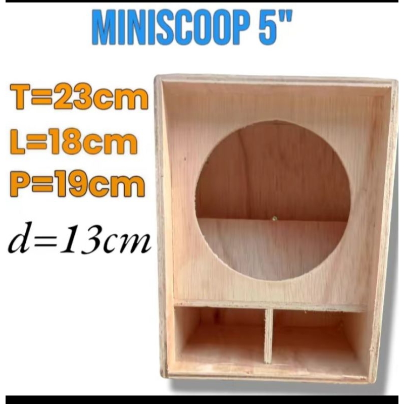 BOX SPEAKER MINISCOOP 5 INCH