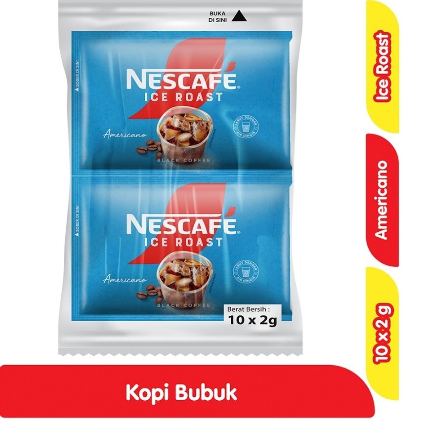 

Nescafe Ice Roast Kopi Instan Americano Bag 10 x 2 g