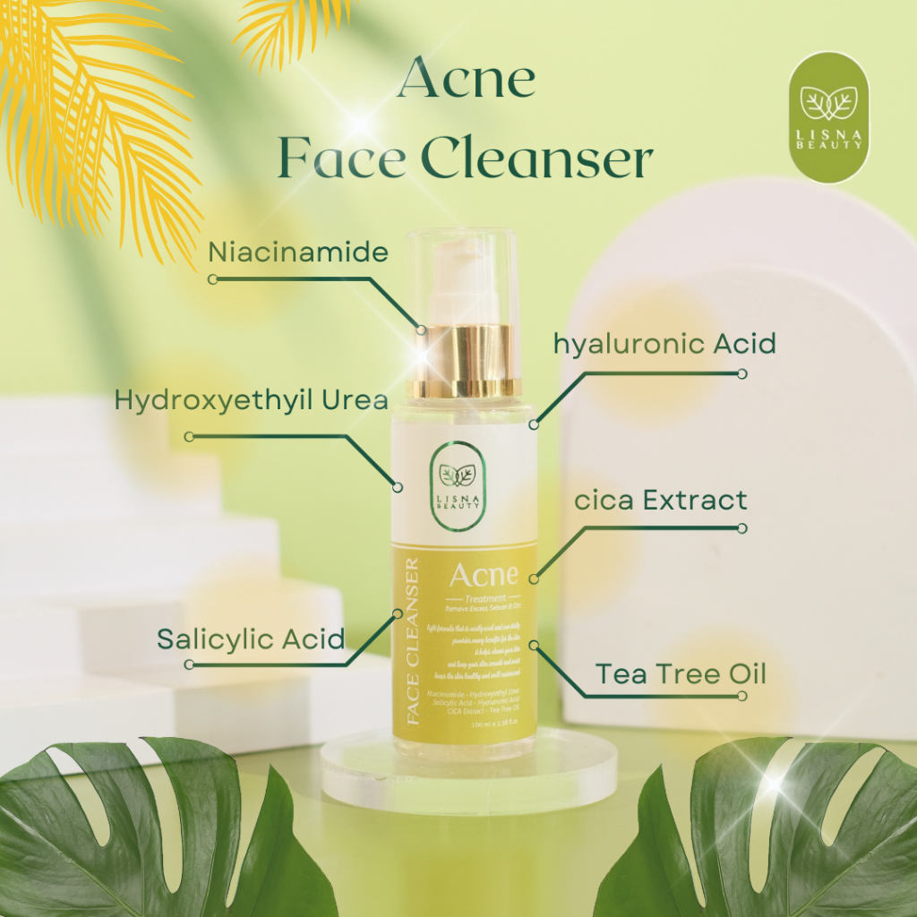 Lisna Beauty | Acne Face Cleanser - Sabun Ampuh Penghilang Jerawat
