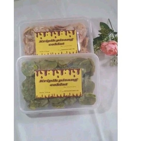 

2 paket Kripik Pisang Green Tea dan Tiramisu @170g | 2 box jdi 340g | By_Two'An.2An