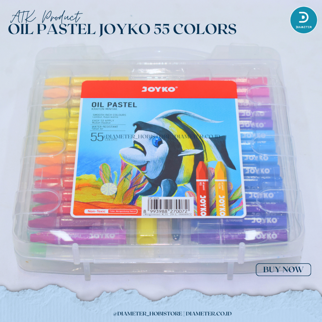 

Crayon Joyko 55 Warna/Oil Colors 55