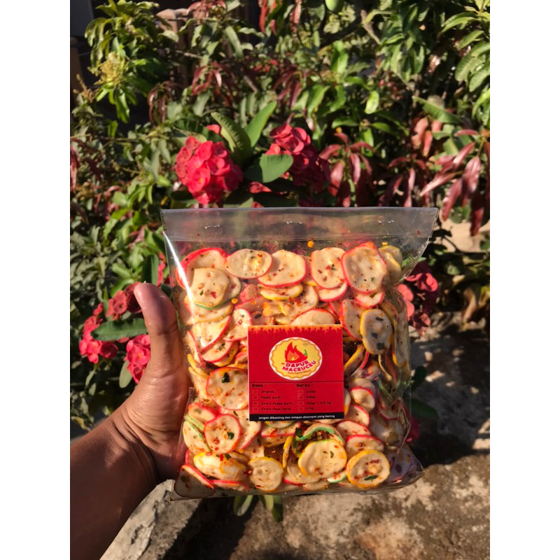 

Seblak Kerupuk Pelangi Pedas Extra Daun Jeruk 250 gram
