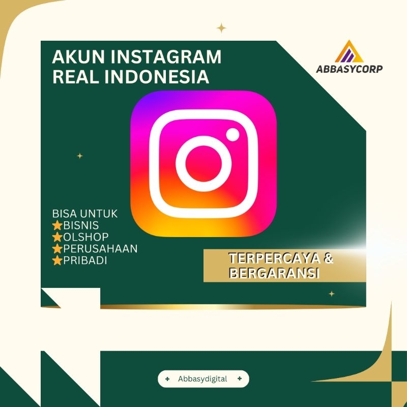 AKUN INSTAGRAM INDONESIA AKUN IG INDO TERMURAH AKUN IG MURAH AKUN IG INDO MURAH AKUN IG AMANAH AKUN 