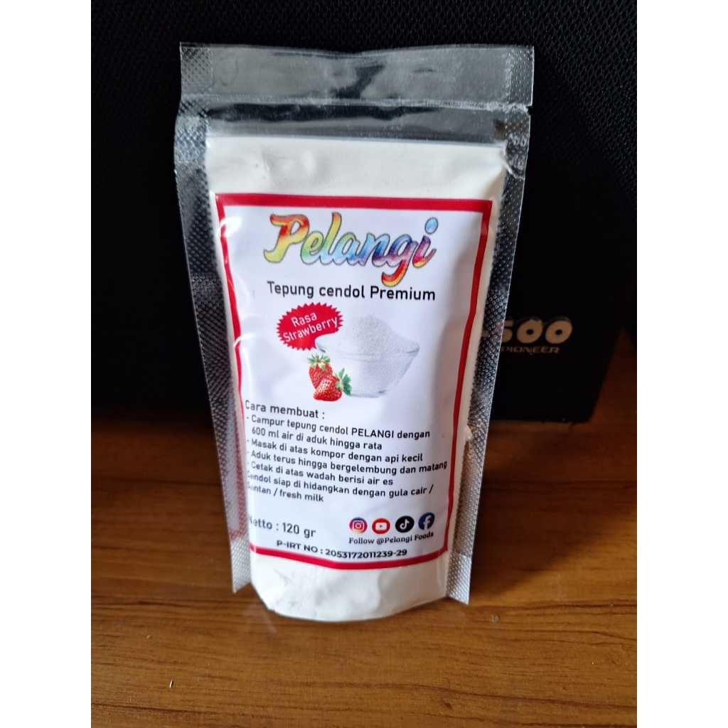 

Tepung Cendol Pelangi Instan (Strawberry)