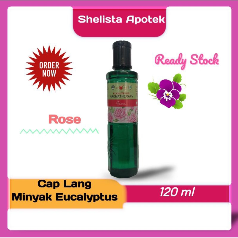 Minyak Kayu Putih Cap Lang Eucalyptus Rose 120 ml