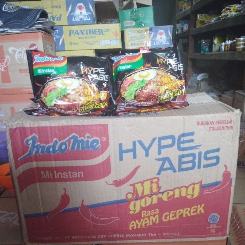 

indomie ayam geprek