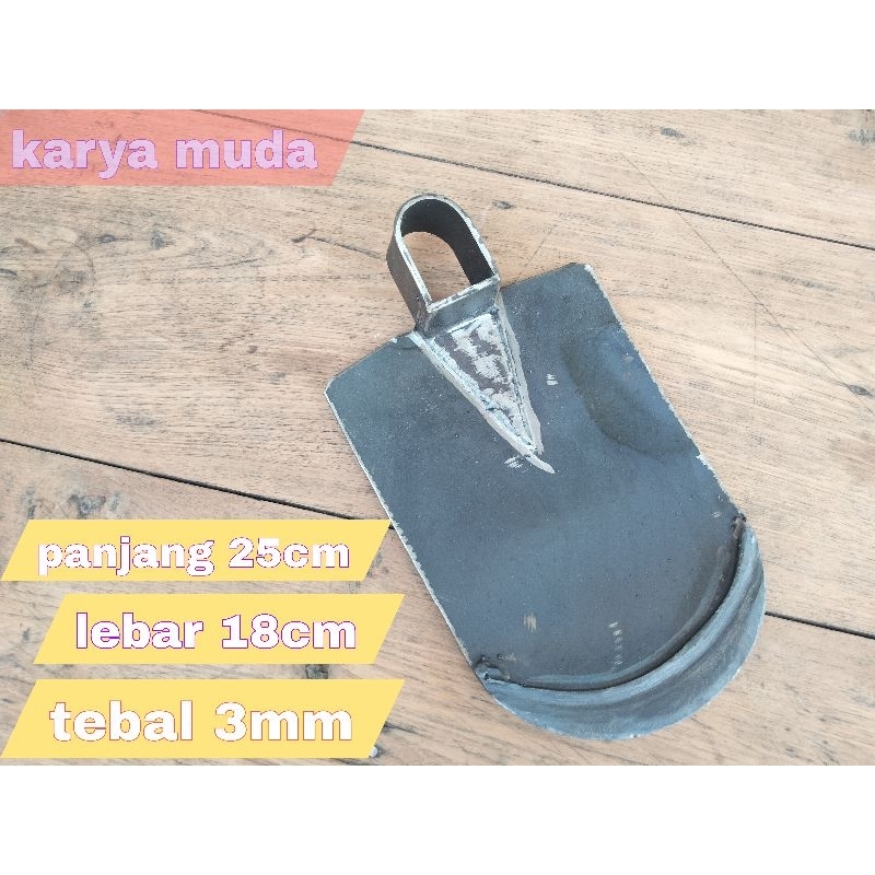 Pacul Cangkul Sawah Terek Anti Lengket Baja Asli/Cangkul Lebar Murah