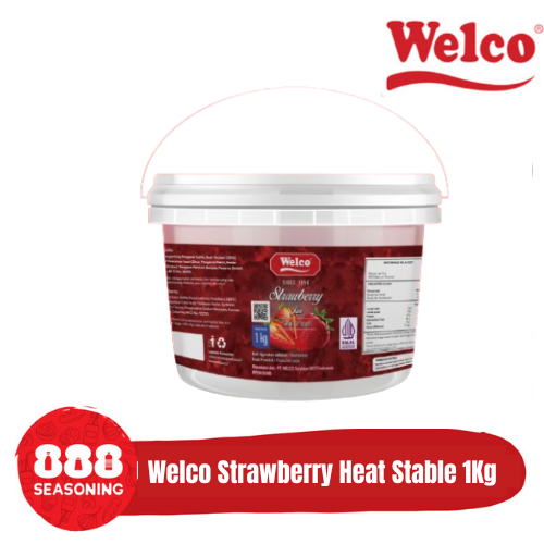 

Welco Strawberry Jam Heat Stable Selai Stroberi 1Kg