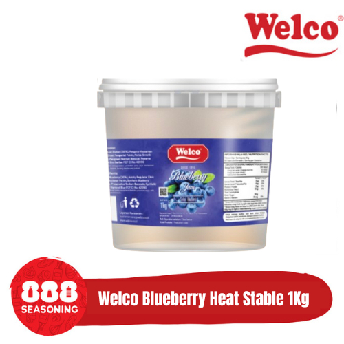 

Welco Blueberry Jam Heat Stable Selai Bluberi 1Kg