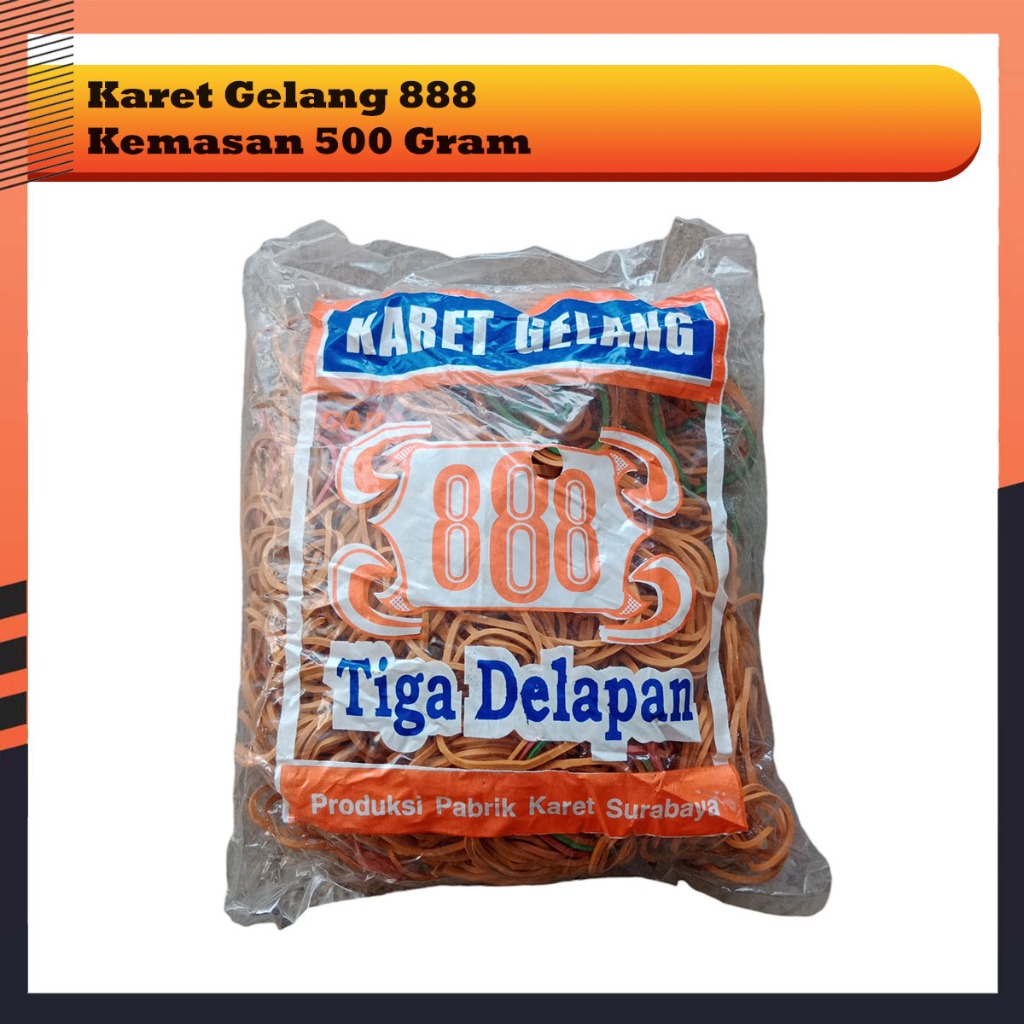 

Karet Gelang Isi 500 Gram Untuk Mengikat Benda-Benda Seperti Kertas dan Plastik - Bracelets