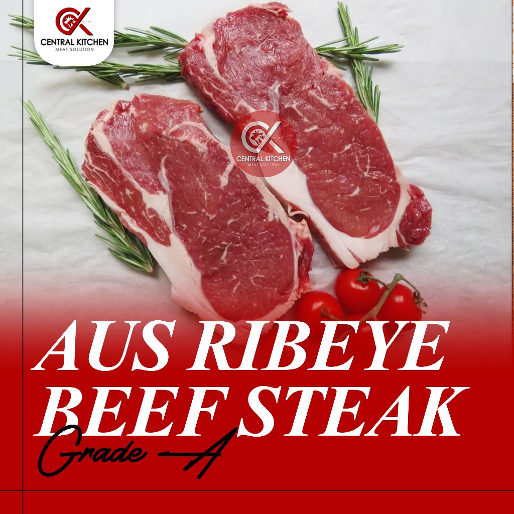 

Daging Sapi Impor AUS Ribeye / Cube Roll Beef Steak Grade A 1KG