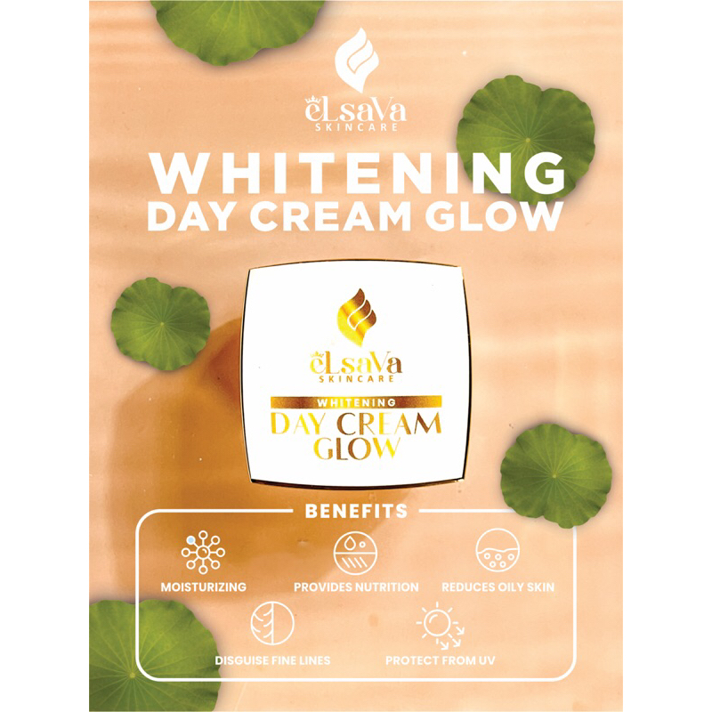 Day Cream ELSAVA Moisture Cream Day Mencerahkan Pelembab Wajah Whitening Glowing