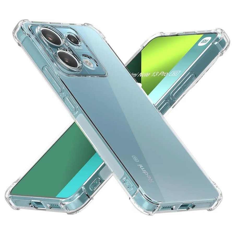 CASE XIAOMI REDMI NOTE 13 4G 5G / NOTE 13 PRO 4G 5G SOFT ANTICRACK CLEAR HIGH QUALITY