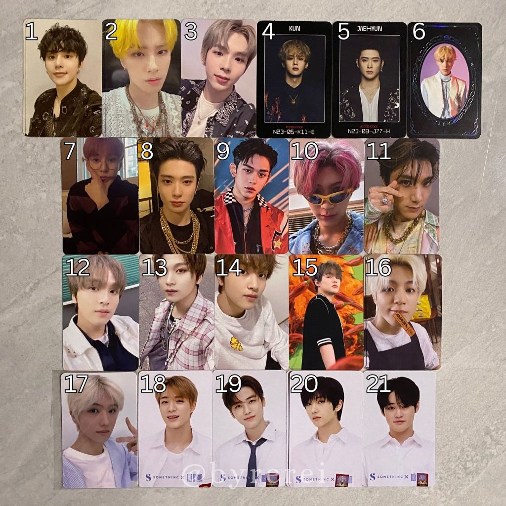 NCT Official Photocard 127 Dream WayV 2020 Jungwoo past Resonance Xiaojun Future kihno Shotaro Kun A