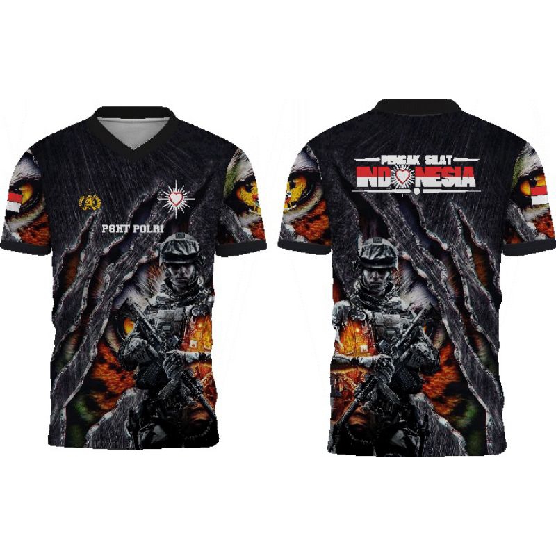 kaos psht Jersey kaos psht simpel.jersey psht polisi, Jersey psht polri