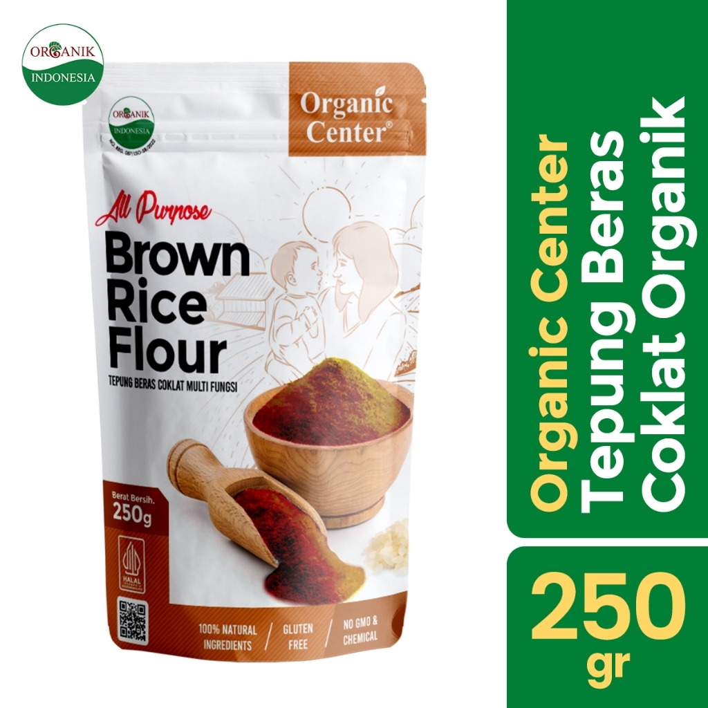 

Organic Center - Rice Brown Flour 250gr