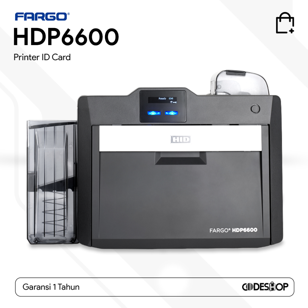 Fargo HDP6600 Printer ID Card Cetak Kartu KTP Single SIde 600dpi
