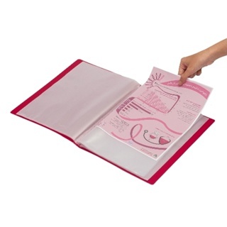

DISPLAY BOOKS BANTEX F4 60 POCKET PINK