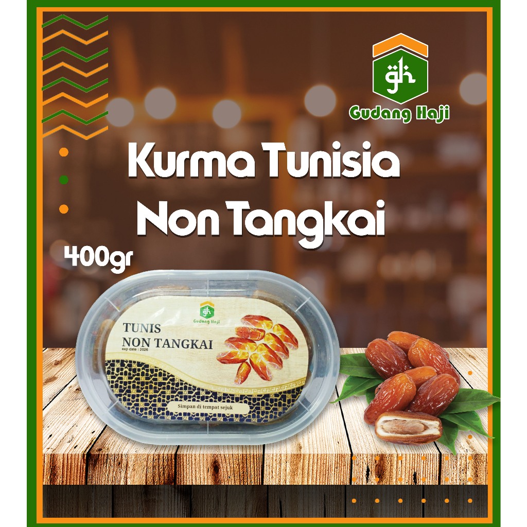 

Kurma Tunisia Non Tangkai 400gr/Kurma Tunis/Kurma Tunisia