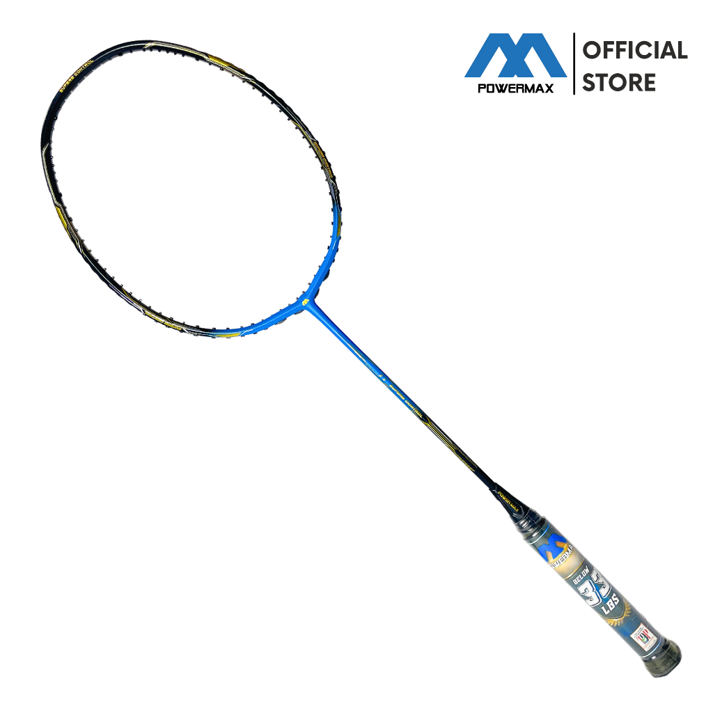POWERMAX Raket Bulutangkis YT Super Control 4U High Tension 33 Lbs Frame Badminton Carbon Graphite R