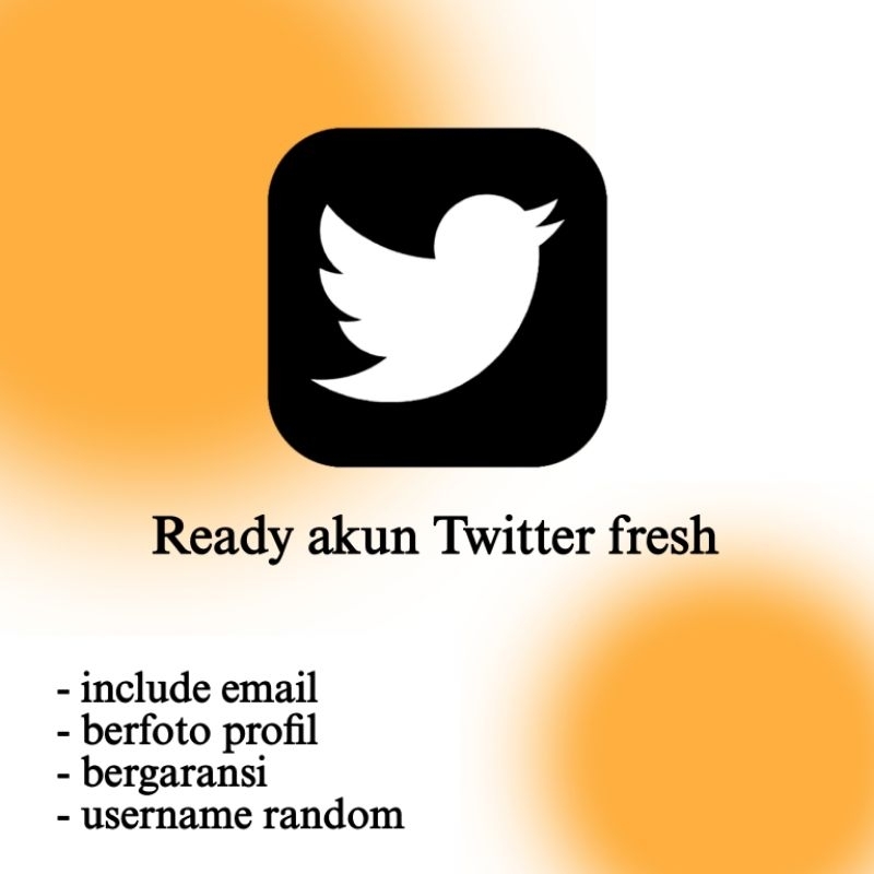 akun twitter x fresh indonesia include email bergaransi - akun twitter fresh baru kosongan polosan s