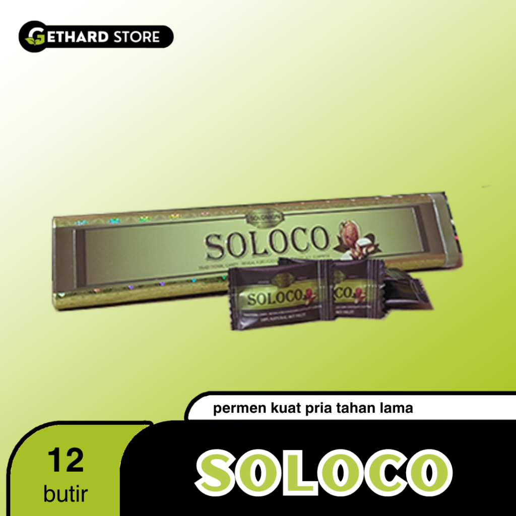 SOLOCO Original 100% Permen Coklat Obat Kuat Pria