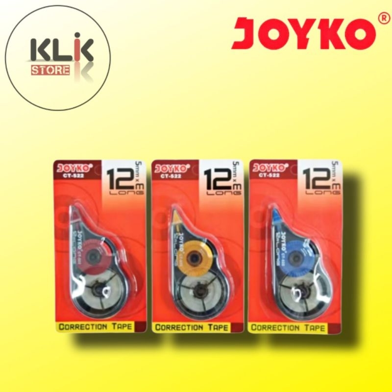 

Correction Tape Joyko CT-522 / Tipe X Stipo Kertas