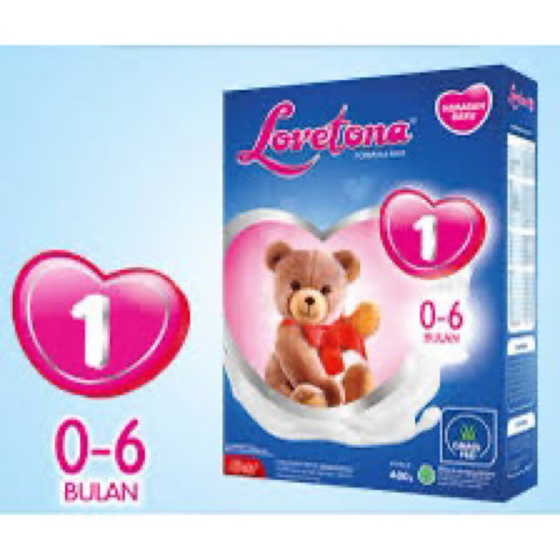Lovetona susu formula bayi  0-6bulan || susu rasa original || Susu formula bubuk || Susu bayi