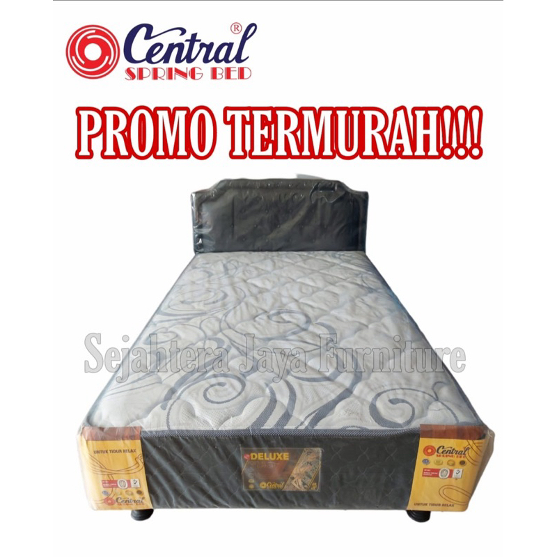 SET Kasur Springbed Central Multibed + Sandaran
