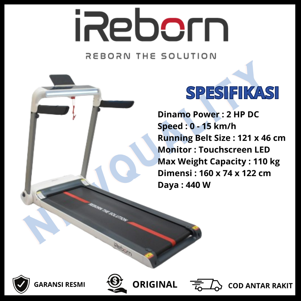 TREADMIL ELEKTRIK IREBORN ZENIUS-ORIGINAL IREBORN