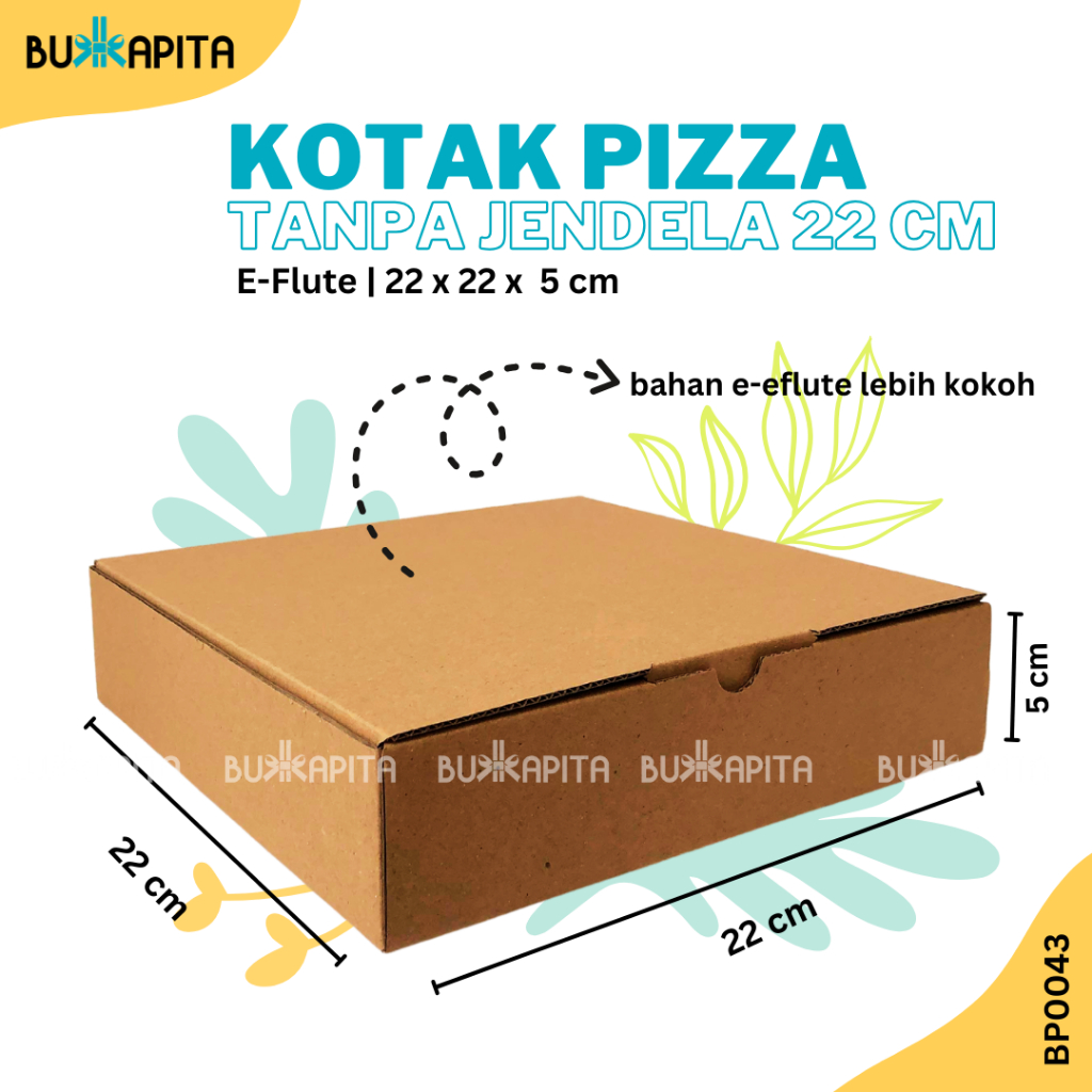 

Kotak pizza/pizza box/takeaway box/box serbaguna/gift box/box eflute_BP0043