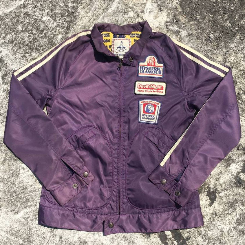 Jaket Hysteric Glamour Grape Full Patch Original