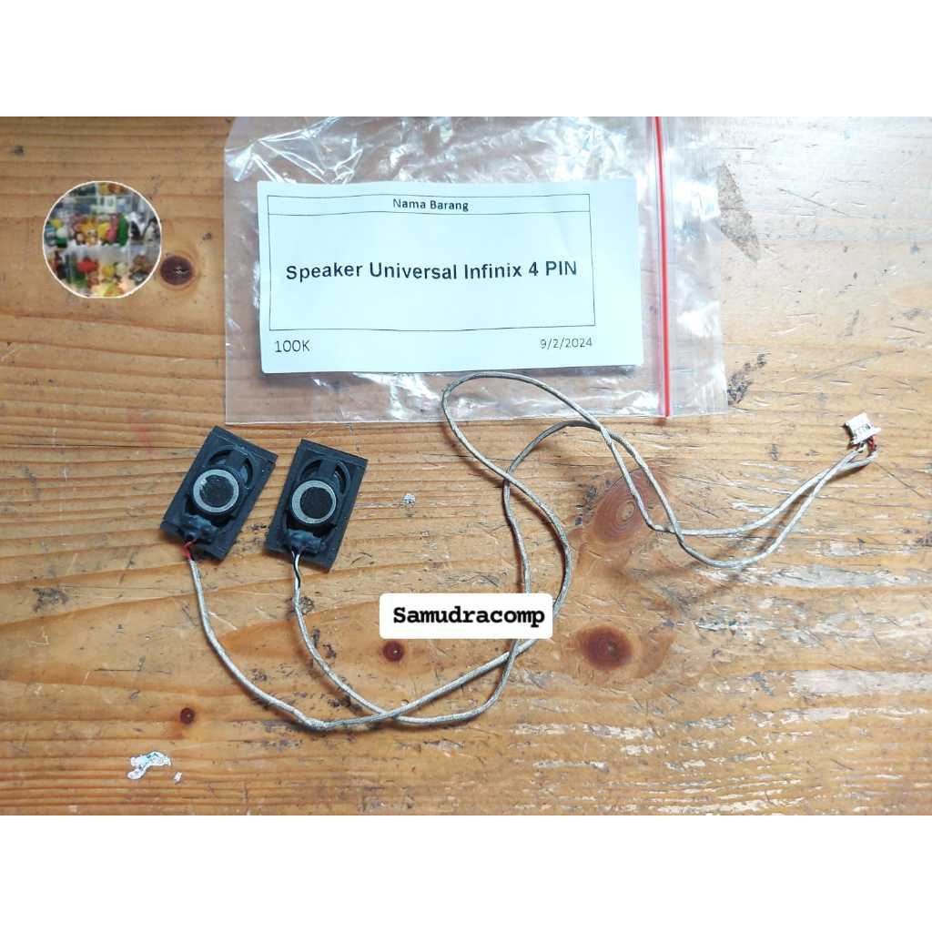 Speaker Universal Infinix 4 PIN Second Original