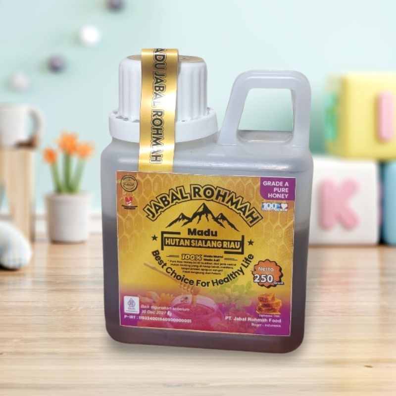

Madu Hutan Sialang Riau Asli Murni 250 Gram Jabal Rohmah Grade A Honey