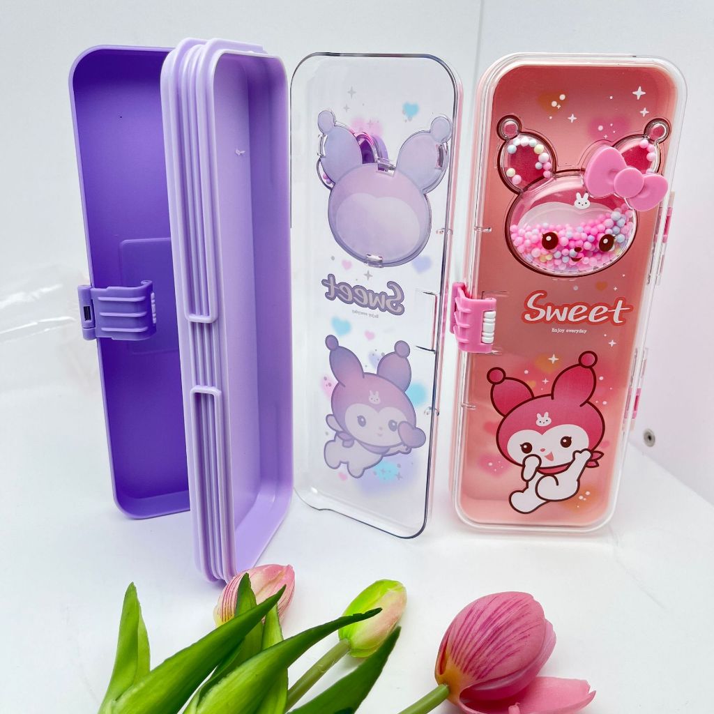 

Tempat Pensil Karakter 2 Susun bubble foam / Kotak Pensil Karakter Pensil Case Kuromi anak sekolah