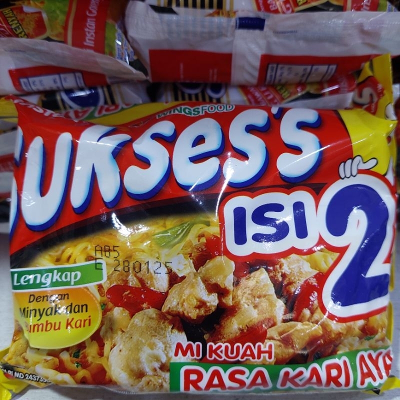 

MIE SUKSESS ISI 2 RASA KARI AYAM