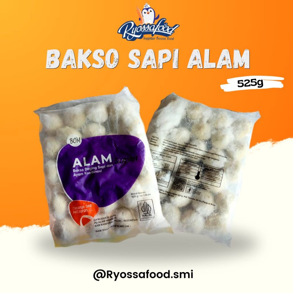 

Bakso Alam Sapi 525gram