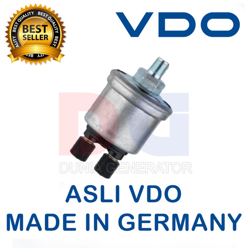 VDO Oil Pressure Tekanan Oli Sender Sensor Switch 360081030009 Genuine Genset Drat 10mm 10bar