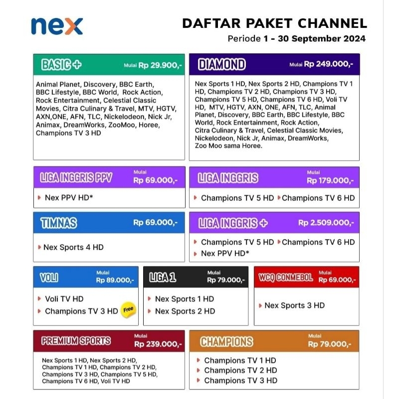Paket Basic Nex Parabola